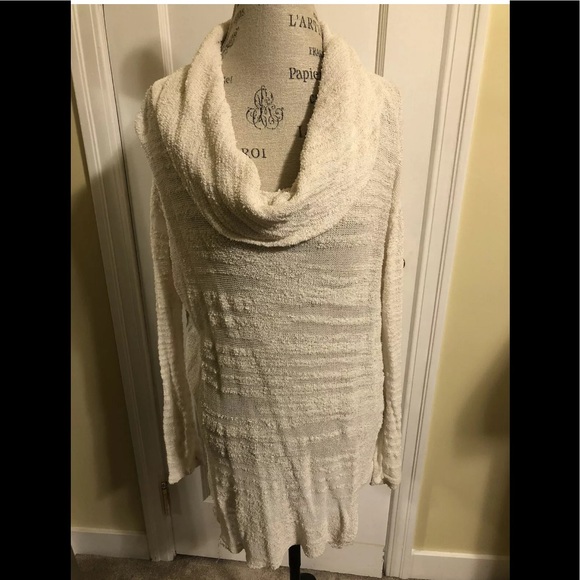 Free People Off White Hi Low Tunic Size Small - Picture 1 of 4